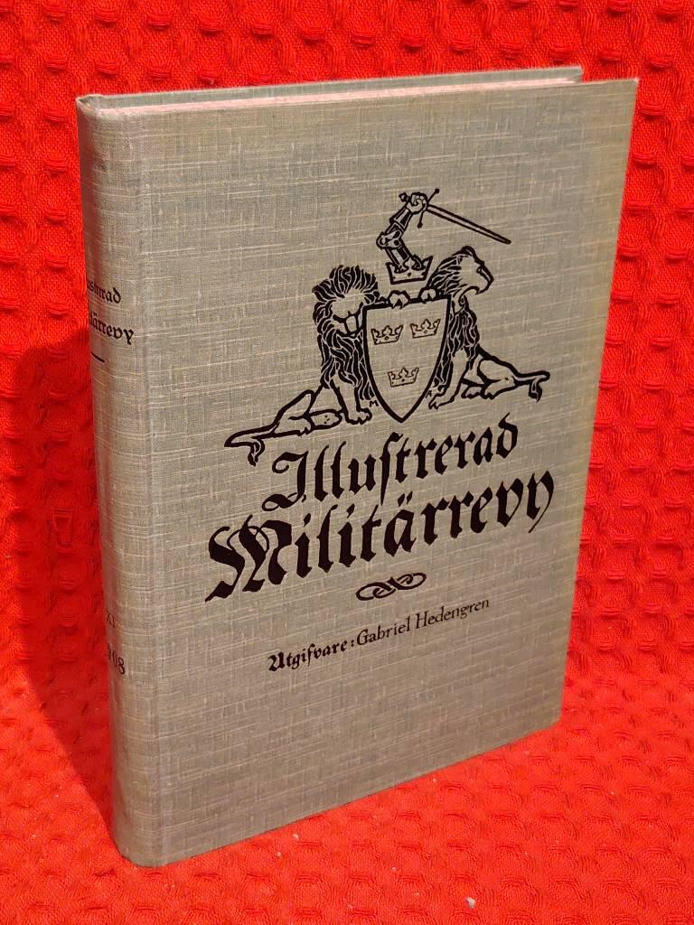 Illustrerad militärrevy XI 1908 av Gabriel Hedengren - omslag