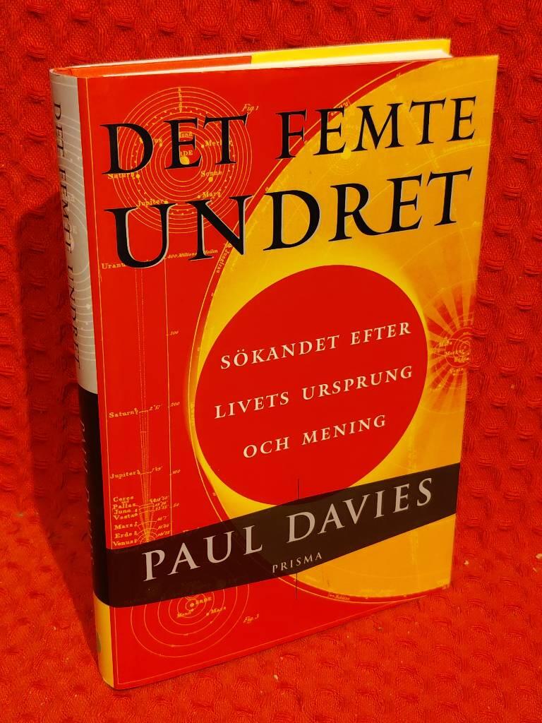 Det femte undret : Sökandet efter livets ursprung och mening av P. C. W. Davies - omslag