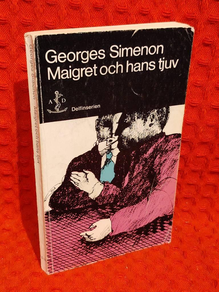 Maigreg och hans tjuv av Georges Simenon - omslag