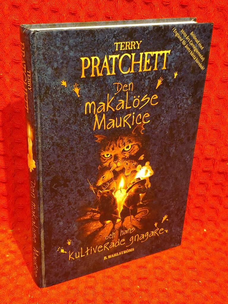 Den makalöse Maurice och hans kultiverade gnagare av Terry Pratchett - omslag