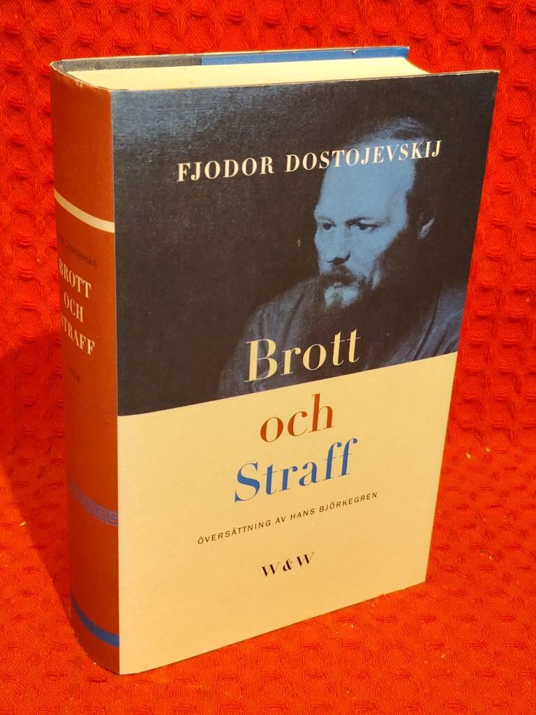 Brott och straff av Fjodor Dostojevskij - omslag