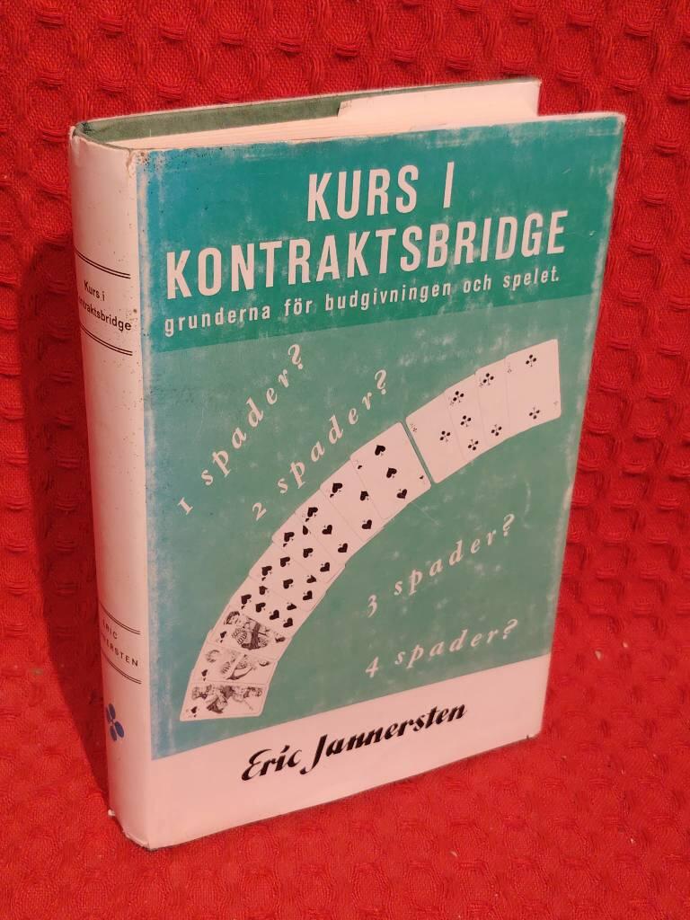 Kurs i kontraktsbridge av Eric Jannersten - omslag