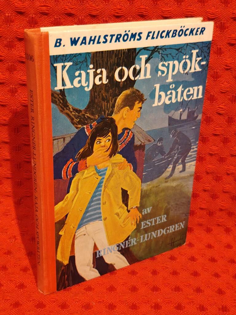 Kaja och spökbåten av Ester Ringnér-Lundgren - omslag