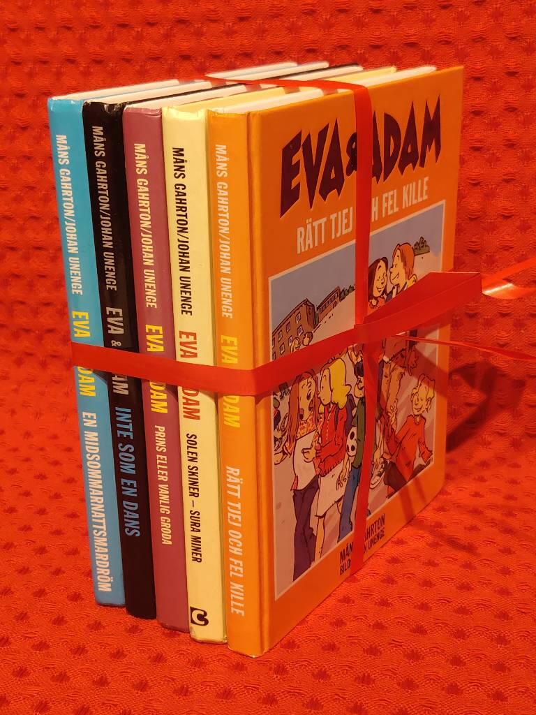 Bokpaket: Eva och Adam av Måns Gahrton - omslag