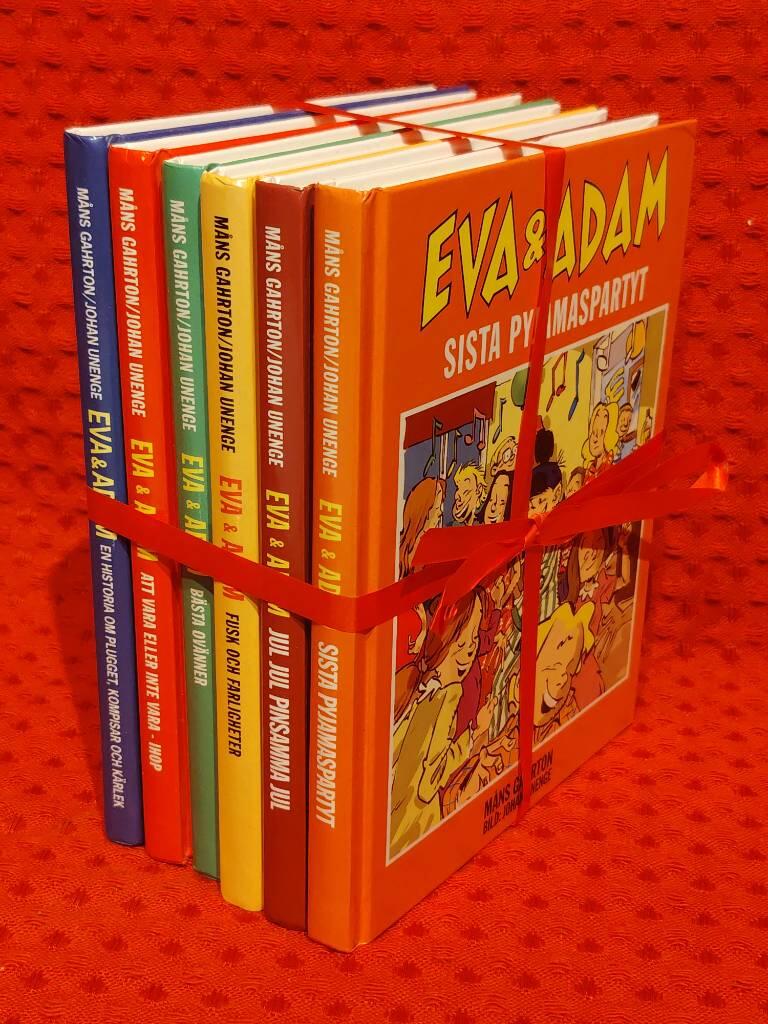 Bokpaket: Eva och Adam av Måns Gahrton - omslag