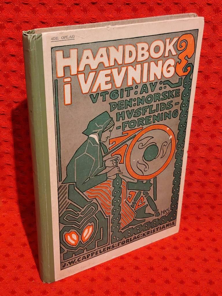 Haandbok I vævning av Caroline Halvorsen - omslag