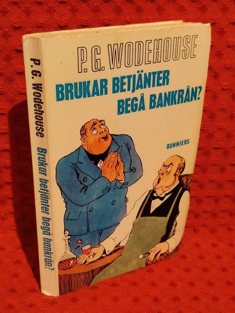 Brukar betjänter begå baknrån? av P. G. Wodehouse - omslag