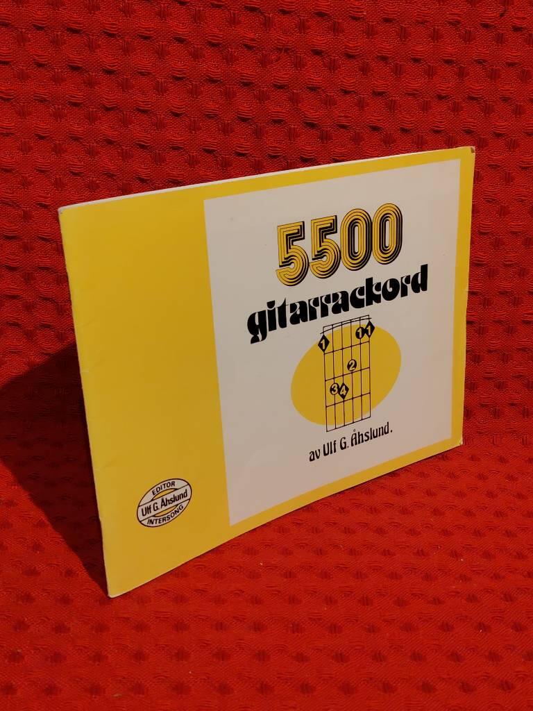 5500 Gitarrackord av Ulf G. Åhslund - omslag