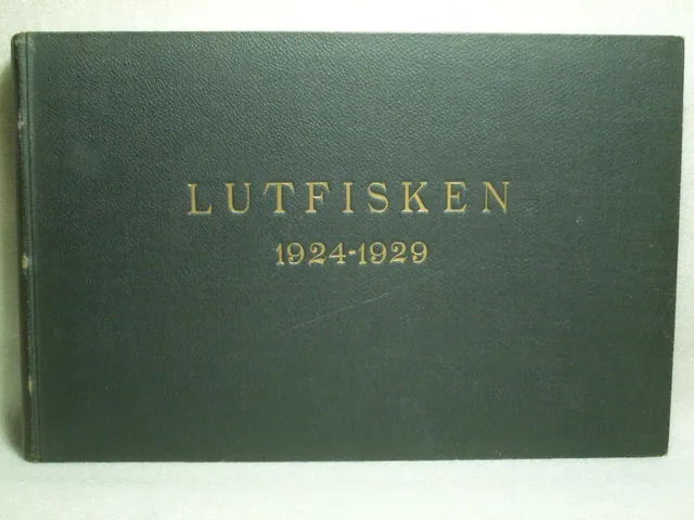 Lutfisken 1924-1929 - sex årsböcker i en volym av Hasse Zetterström - omslag