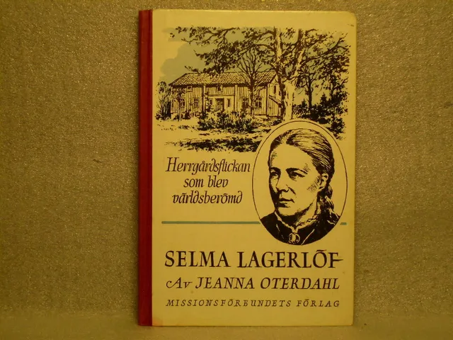 Herrgårdsfröken som blev världsberömd: Selma Lagerlöf av Jeanna Oterdahl - omslag