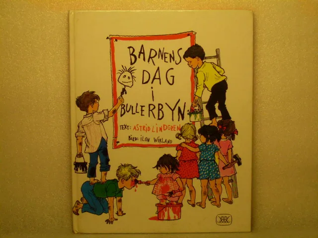 Barnens dag i Bullerbyn av Astrid Lindgren - omslag